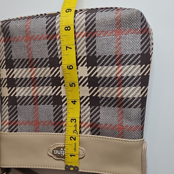 Spartina 449 Wymberly Plaid Linen Leather Crossbody Bag, NWOT - Picture 7 of 14